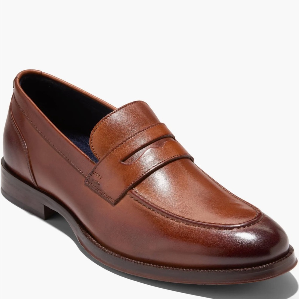 Cole Haan Carnegie Men's British Tan Penny Loafer Size 8